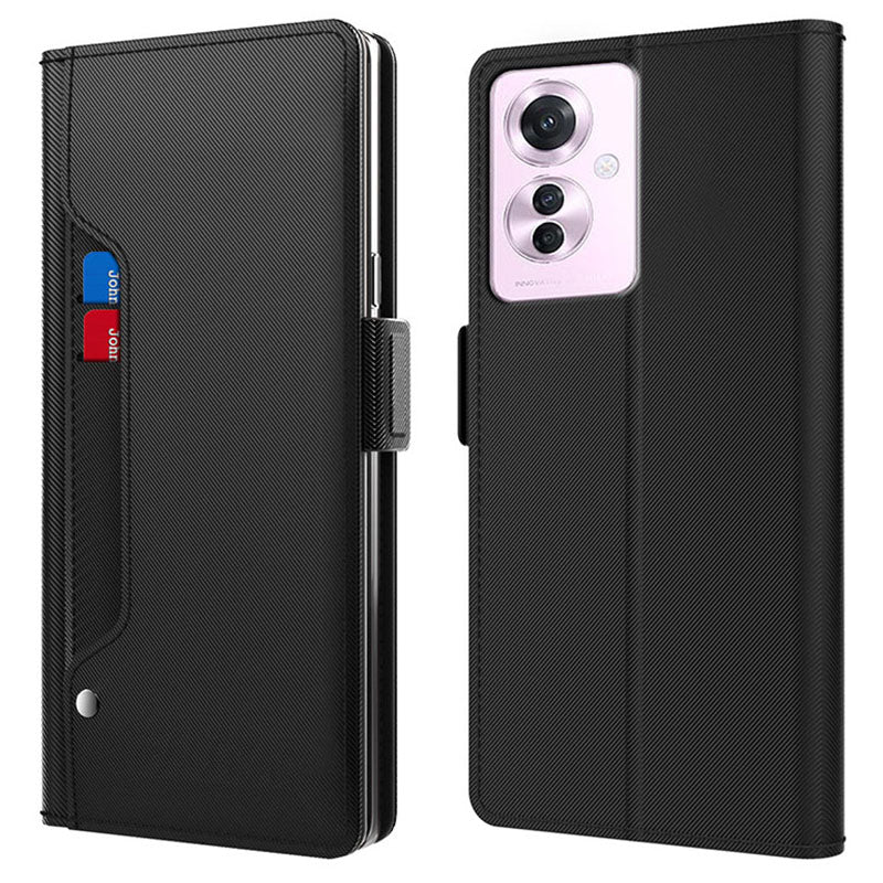 For Oppo Reno11 F 5G / F25 Pro 5G Case Leather Folding Stand Phone Cover with Card Holder For Oppo Reno11 F 5G / F25 Pro 5G Case Leather Folding Stand Phone Cover with Card Holder